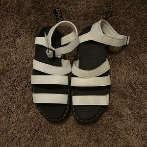 Doc Martens White Sandals